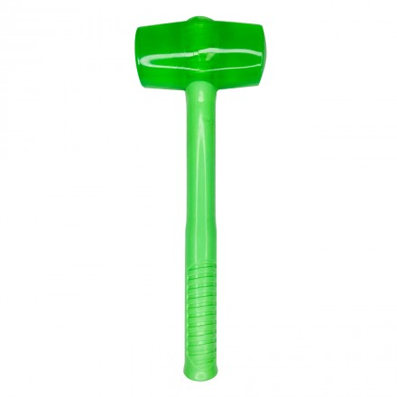 Купить Киянка силиконовая с пластиковой рукояткой  500гр, зеленая оптом 
