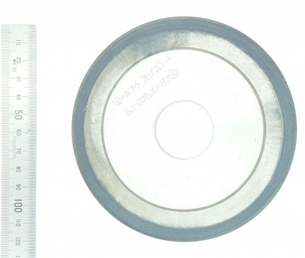 Купить Круг эльборовый для заточки твердого сплава дисковый угловой АСМ 125х3х32 оптом 